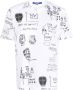 Junya Watanabe MAN T-shirt met print Wit - Thumbnail 1
