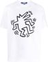 Junya Watanabe MAN x Keith Haring T-shirt van biologisch katoen Wit - Thumbnail 1