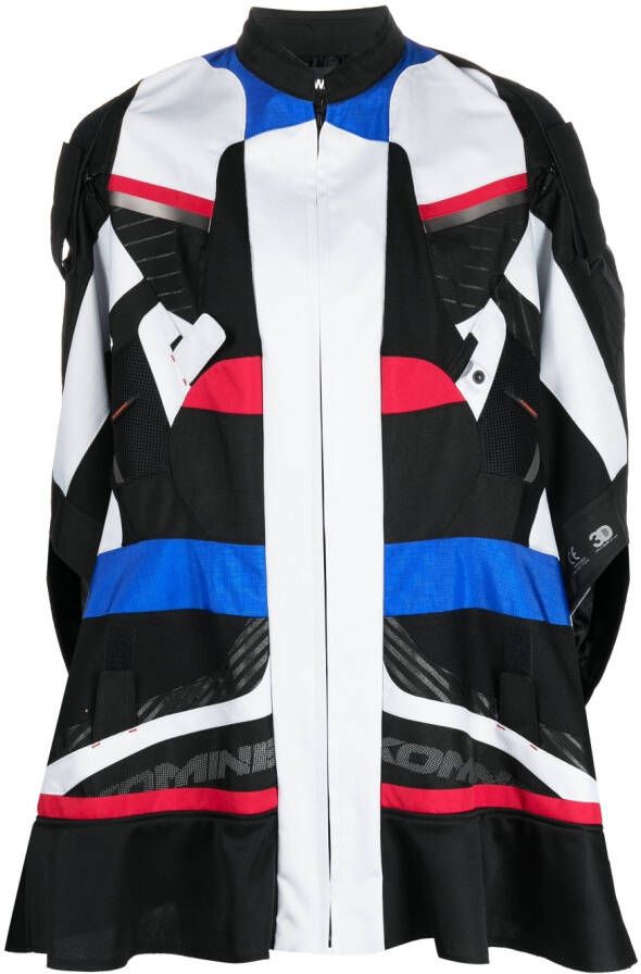 Junya Watanabe Jack met colourblocking Zwart