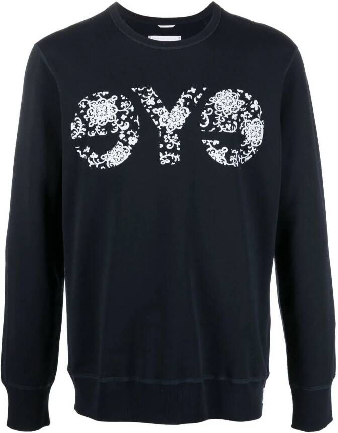 Junya Watanabe MAN Sweater met logoprint Blauw