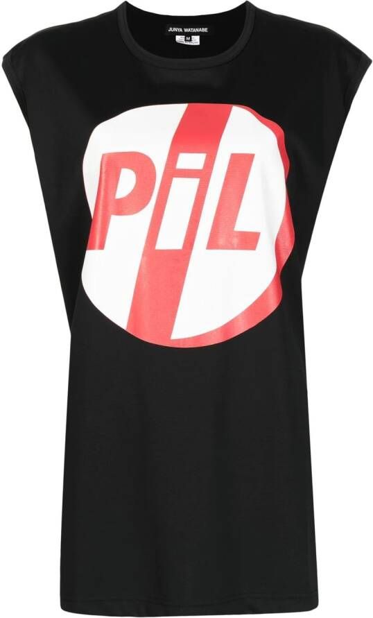 Junya Watanabe T-shirt met print Zwart