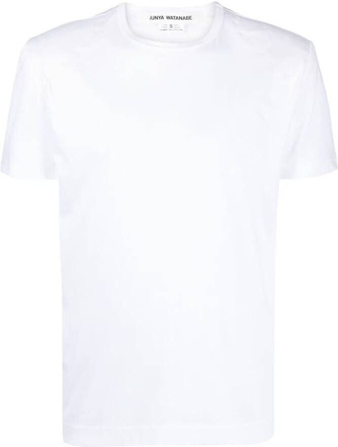 Junya Watanabe T-shirt met schoudervullingen Wit