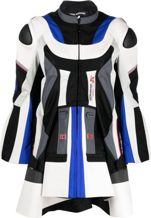 Junya Watanabe x Komine jack met ruche Zwart