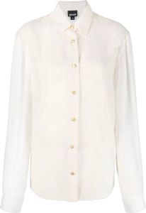 Just Cavalli Button-up blouse Wit