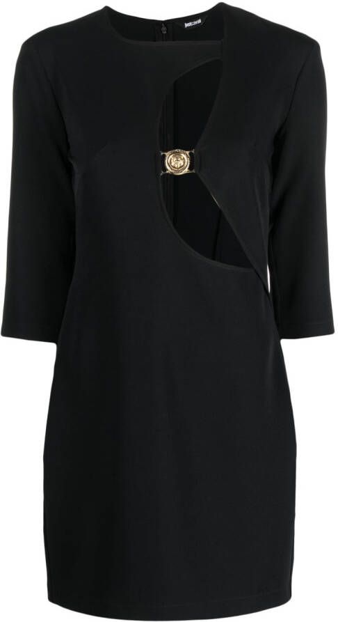Just Cavalli Mini-jurk met uitgesneden detail Zwart