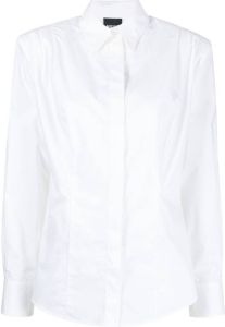 Just Cavalli Getailleerd overhemd Wit