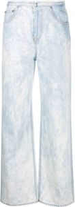 Just Cavalli Jeans met tie-dye print Blauw