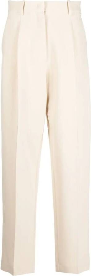 Just Cavalli Leren top Beige