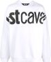Just Cavalli Sweater met logoprint Wit - Thumbnail 1