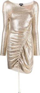 Just Cavalli Metallic mini-jurk Goud