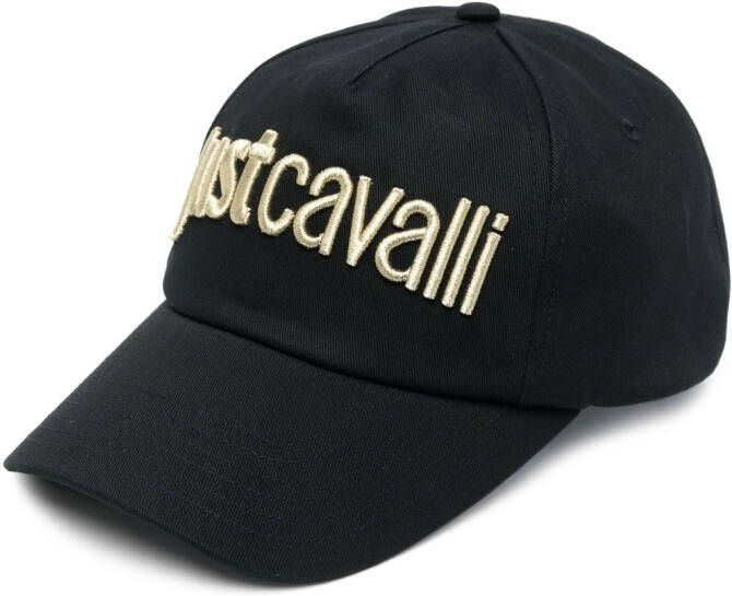 Just Cavalli Pet met geborduurd logo Zwart