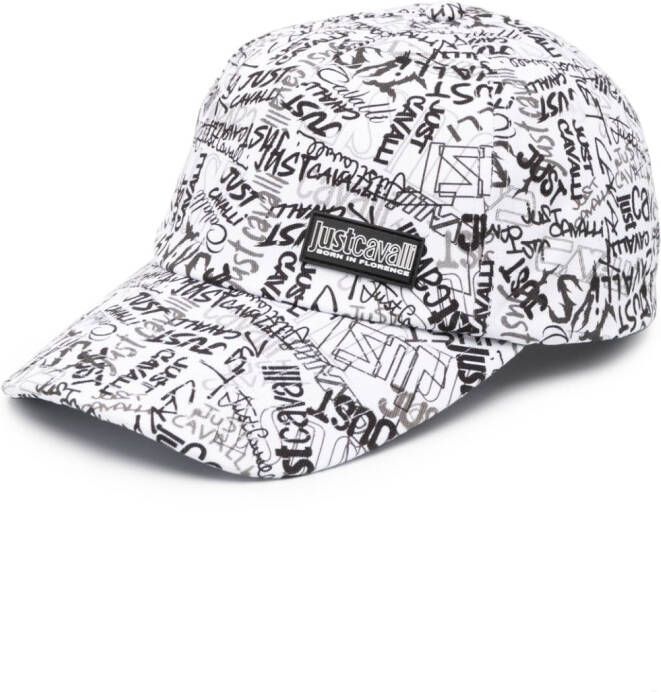 Just Cavalli Pet met logoprint Wit