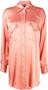 Just Cavalli Satijnen blouse Roze