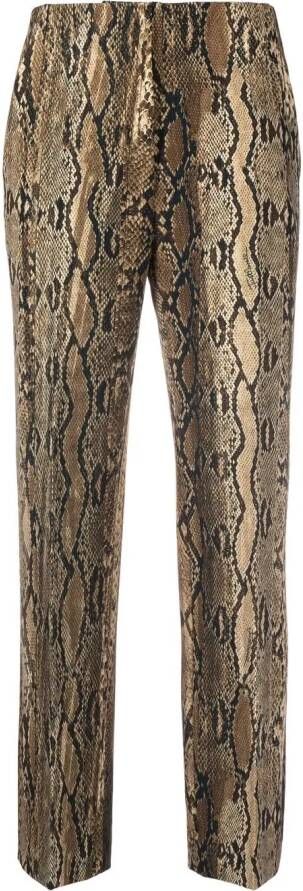 Just Cavalli Straight broek Beige