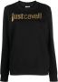 Just Cavalli T-shirt met logoprint Zwart - Thumbnail 1