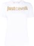 Just Cavalli T-shirt met metallic logo Wit - Thumbnail 1