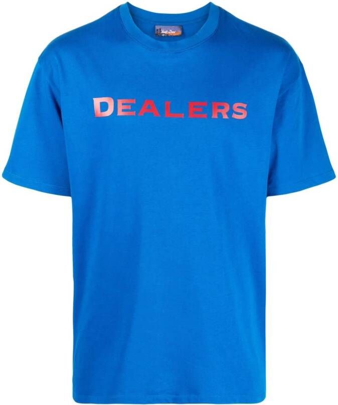 Just Don T-shirt met print Blauw