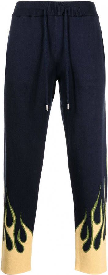 Just Don Trainingsbroek met vlammende cuffs Blauw