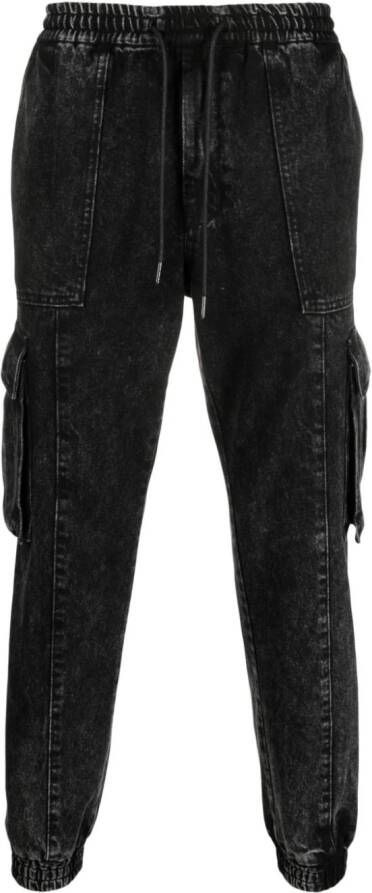 Juun.J Cargo jeans Zwart