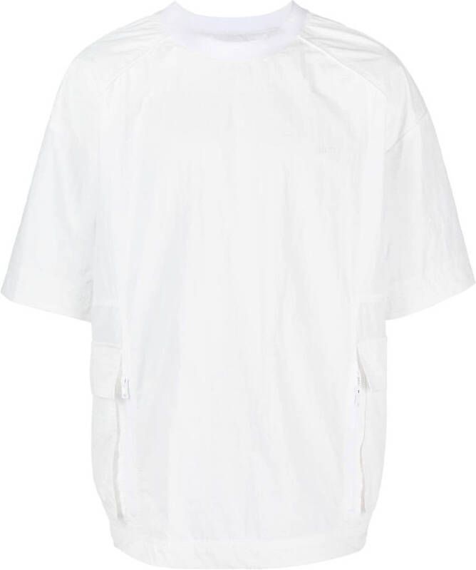 Juun.J T-shirt met klepzak Wit