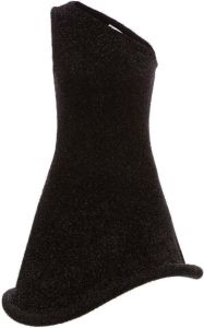 JW Anderson Asymmetrische mini-jurk Zwart