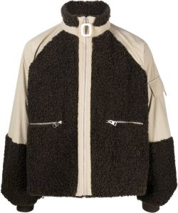 JW Anderson colour-block oversize jacket Groen