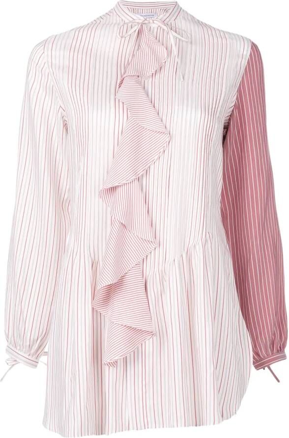 JW Anderson contrast sleeve shirt Roze