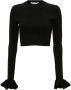 JW Anderson Cropped top Zwart - Thumbnail 1