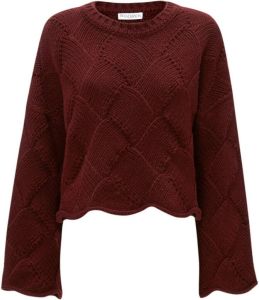 JW Anderson Cropped trui Rood