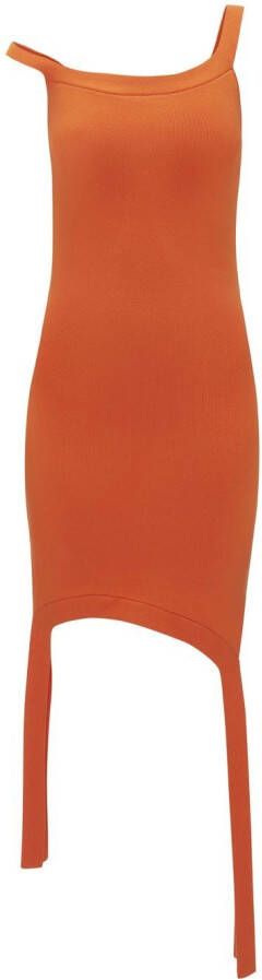 JW Anderson Gebreide mini-jurk Oranje