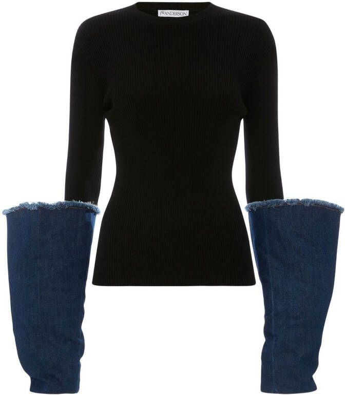 JW Anderson Trui met ronde hals Zwart