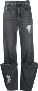 JW Anderson Gerafelde jeans Zwart