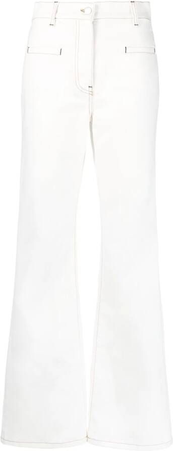 JW Anderson Flared jeans Beige