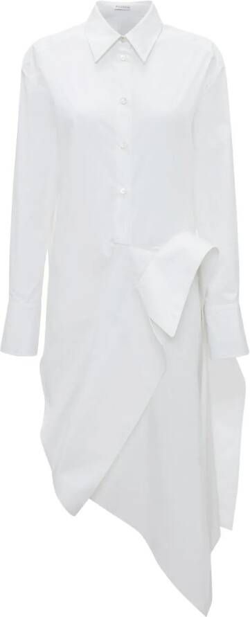 JW Anderson Gedeconstrueerde blousejurk Wit