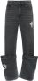JW Anderson Gerafelde jeans Grijs - Thumbnail 1