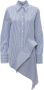 JW Anderson Gestreepte blouse Blauw - Thumbnail 1