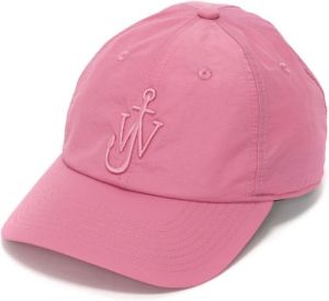 JW Anderson Honkbalpet met geborduurd logo Roze