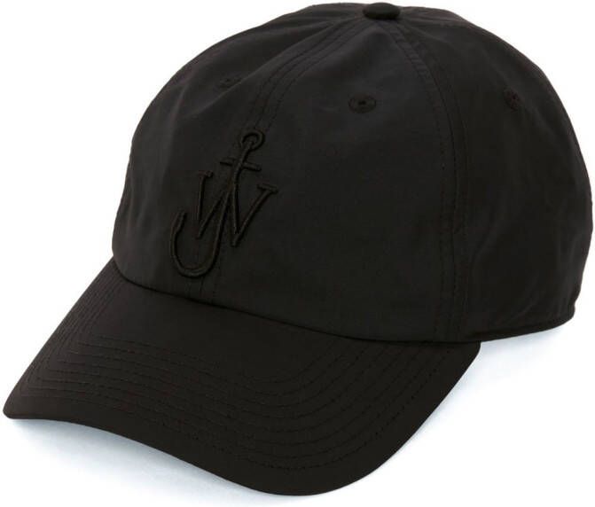 JW Anderson Honkbalpet met logo Zwart