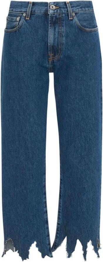 JW Anderson Jeans met logopatch Blauw