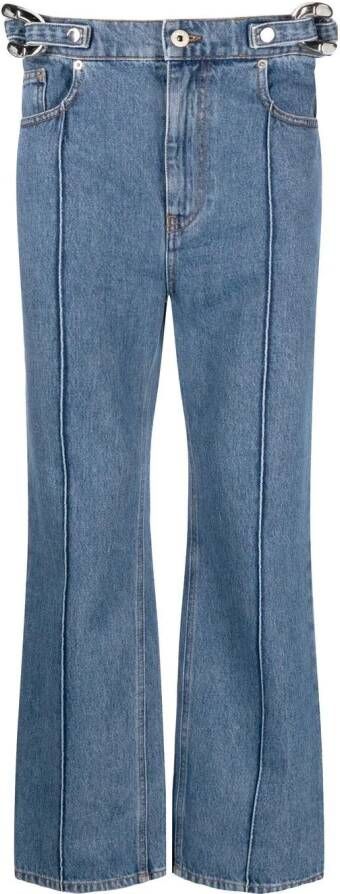 JW Anderson Jeans met schakelketting Blauw
