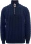 JW Anderson Kabelgebreide trui Blauw - Thumbnail 1