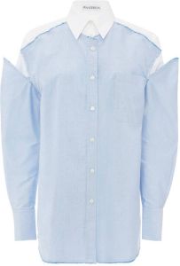 JW Anderson Gelaagd shirt Blauw