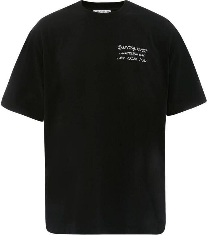 JW Anderson Oversized T-shirt Zwart