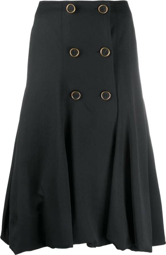 JW Anderson Rok met knopen Zwart