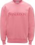 JW Anderson Sweater met geborduurd logo Roze - Thumbnail 1