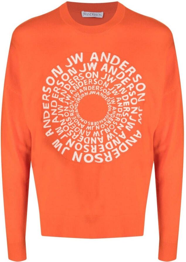 JW Anderson Trui met ronde hals Oranje