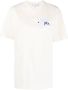 JW Anderson T-shirt met geborduurd logo Beige - Thumbnail 1