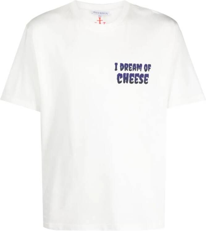 JW Anderson T-shirt met grafische print Wit