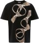 JW Anderson T-shirt met grafische print Zwart - Thumbnail 1
