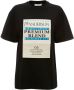 JW Anderson T-shirt met label Zwart - Thumbnail 1